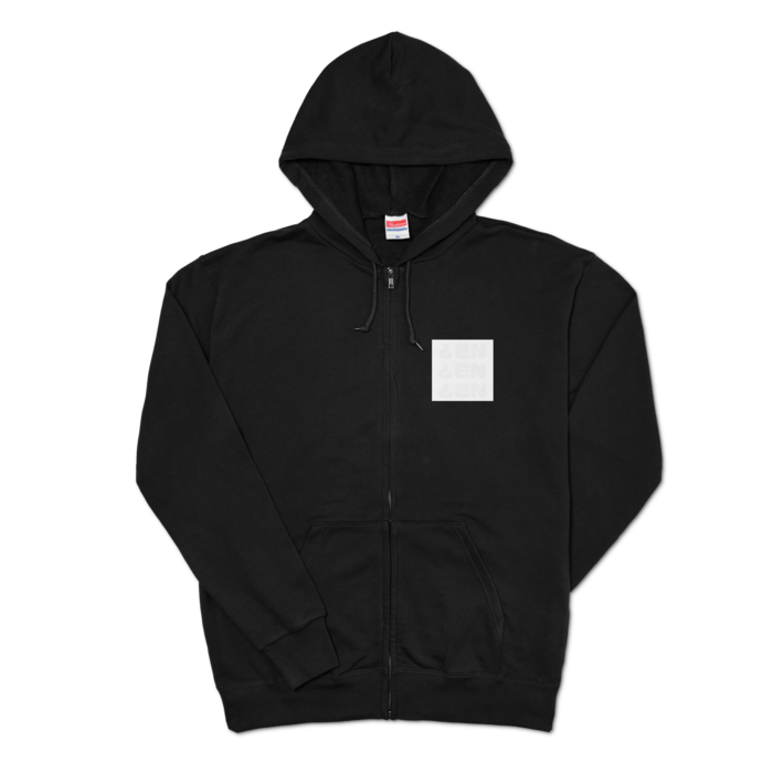 ジップパーカー - XL - ブラック