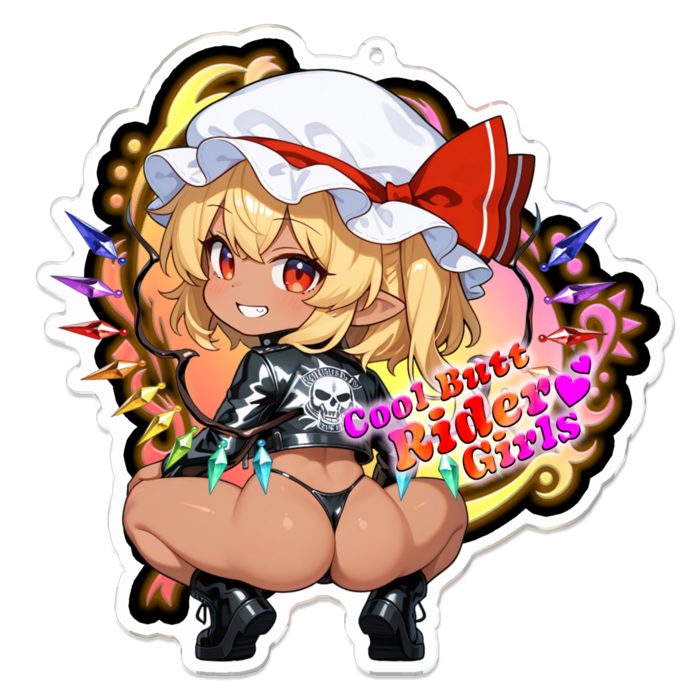 アクリルキーホルダー - 100 x 100 (mm)