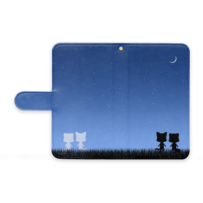 手帳型Androidケース - M - ストラップ穴 あり