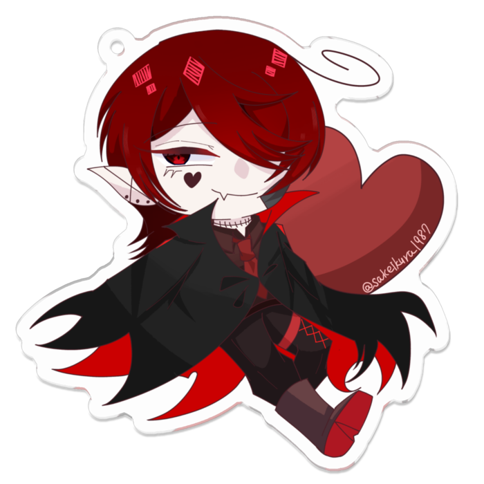 アクリルキーホルダー（コーティング） - 70 x 70 (mm)