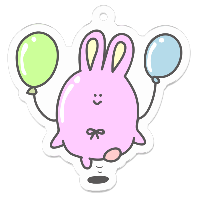 アクリルキーホルダー - 50 x 50 (mm)