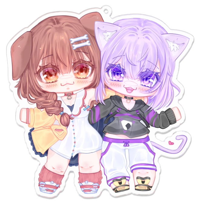 「戌神ころねと猫又おかゆ」