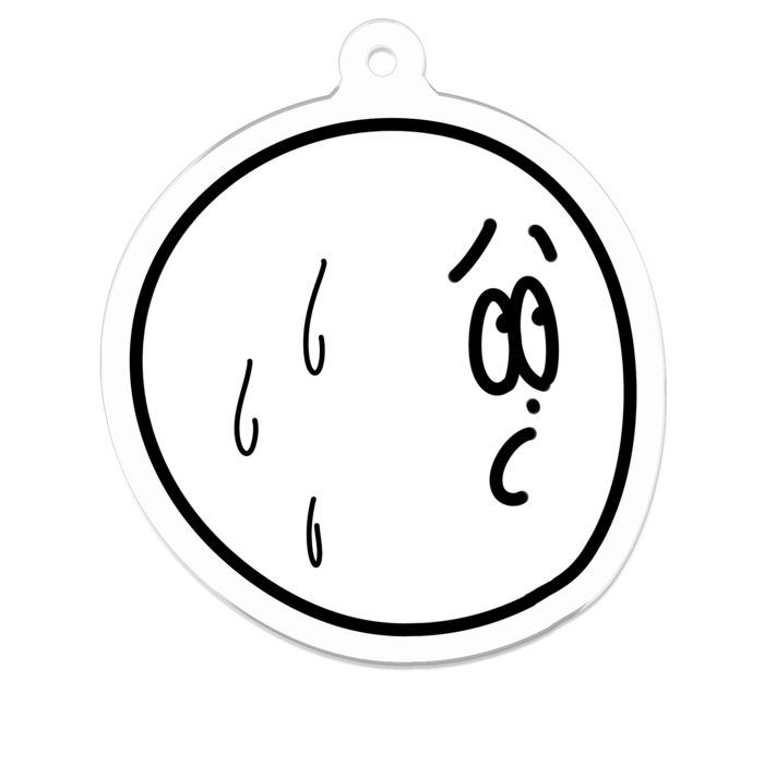 アクリルキーホルダー - 50 x 50 (mm)