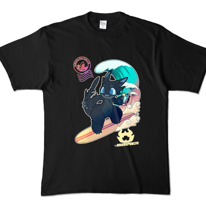 カラーTシャツ - XL - ブラック