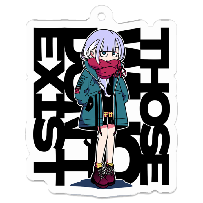 アクリルキーホルダー - 50 x 50 (mm)