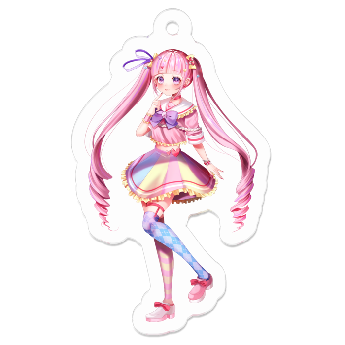 アクリルキーホルダー - 50 x 50 (mm)