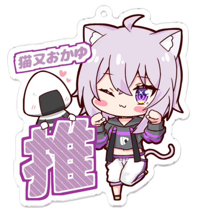 アクリルキーホルダー - 70 x 70 (mm)