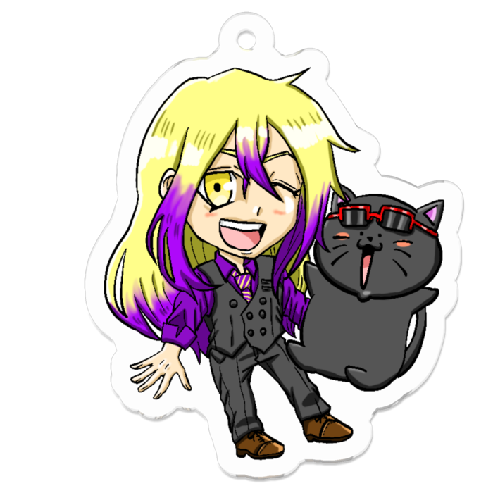 アクリルキーホルダー - 50 x 50 (mm)