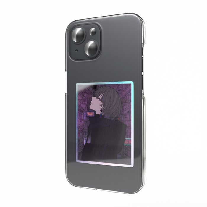 オーロラスマホステッカー - 縦