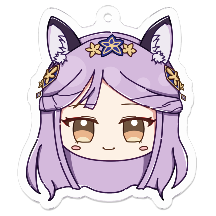 アクリルキーホルダー - 50 x 50 (mm)