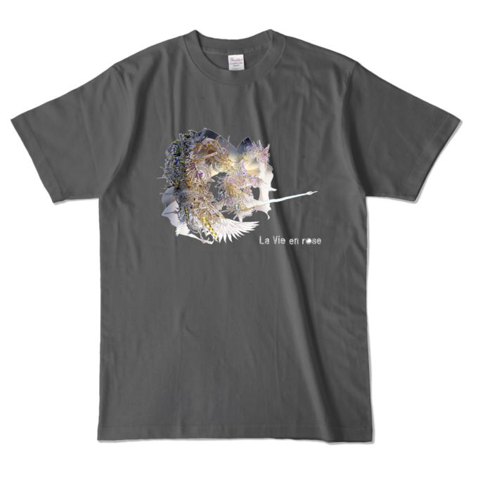 カラーTシャツ - L - チャコール (濃色)