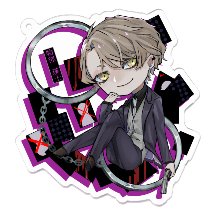 アクリルキーホルダー - 70 x 70 (mm)