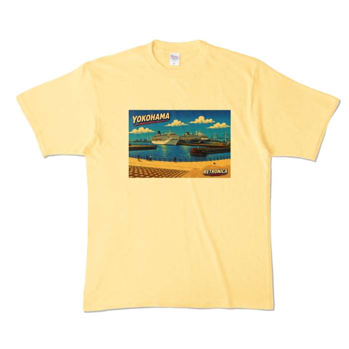カラーTシャツ - XL - ライトイエロー (淡色)