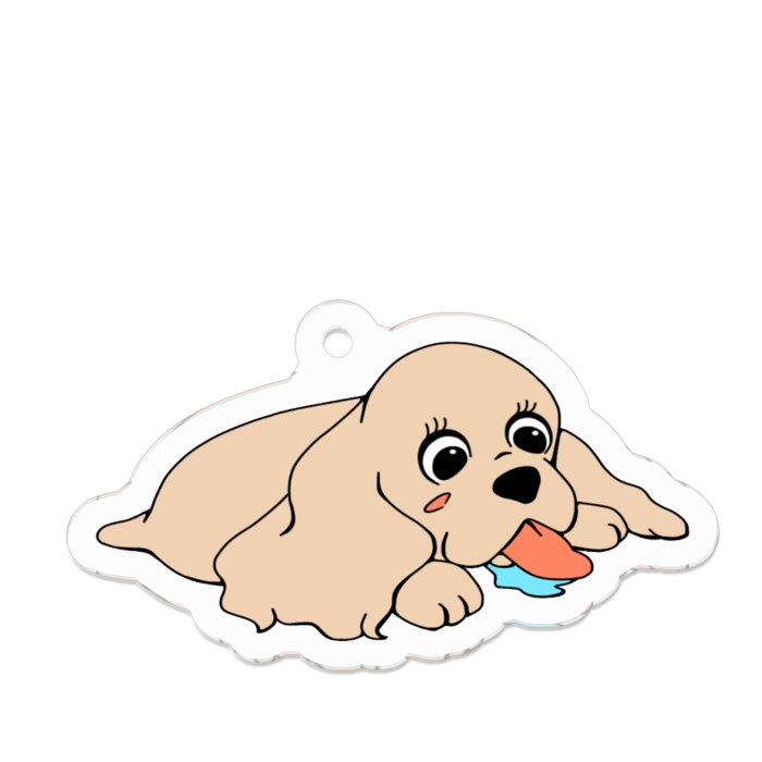 アクリルキーホルダー - 50 x 50 (mm)