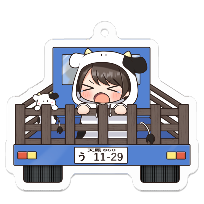 アクリルキーホルダー - 50 x 50 (mm)