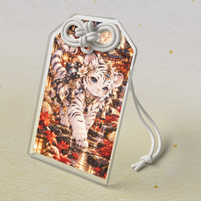 アクリルお守り - 50 × 80mm