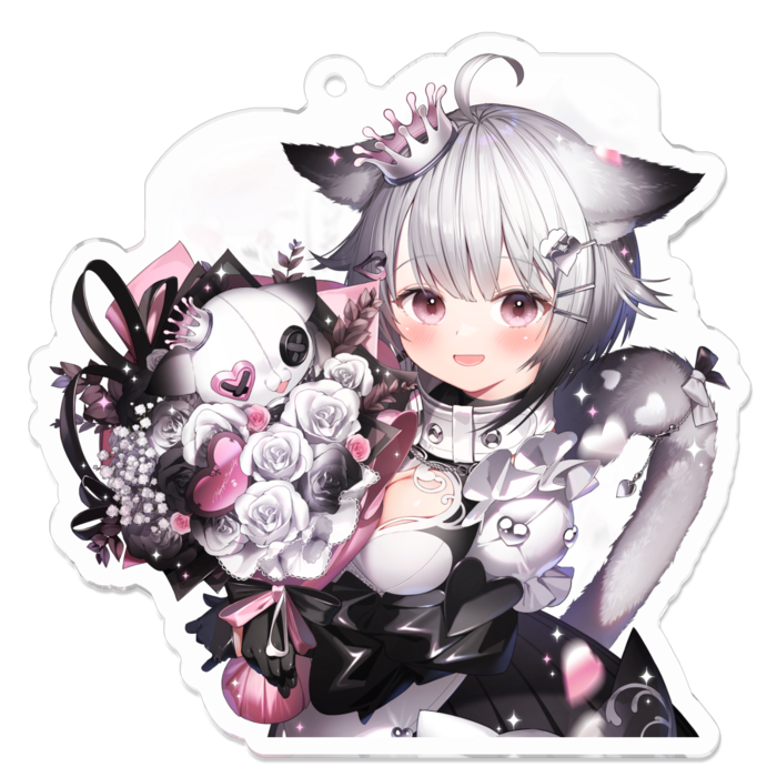 アクリルキーホルダー - 70 x 70 (mm) B