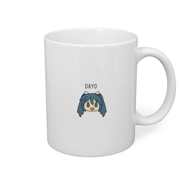 マグカップ - 直径 8 cm / 高さ 9.5 cm