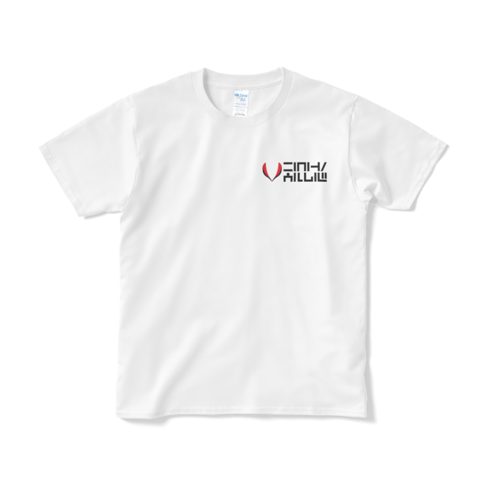 Tシャツ（短納期）ホワイト - S - 赤×白柄