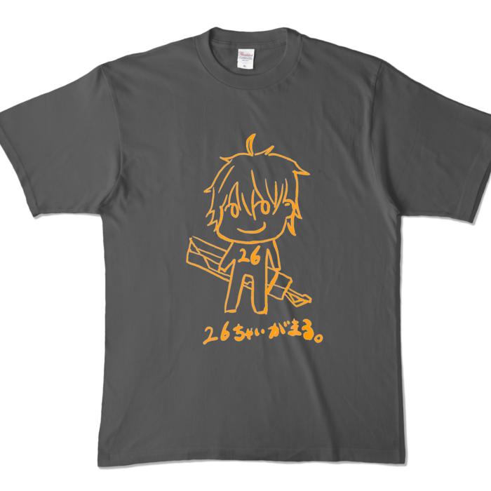 カラーTシャツ - XL - チャコール (濃色)