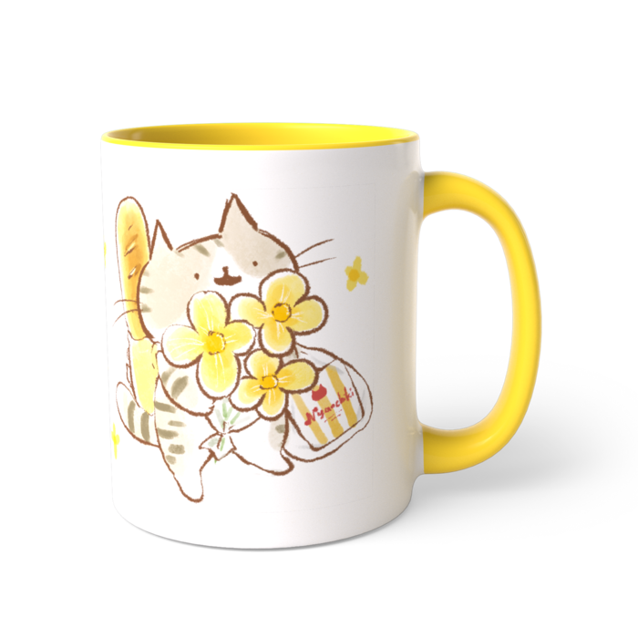 ツートンカラーマグカップ - 直径 8.2cm / 高さ 9.5cm