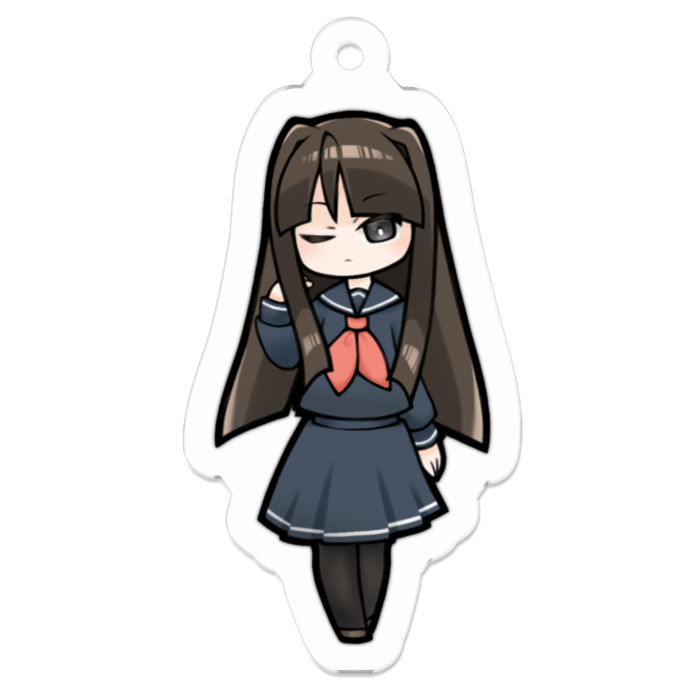 アクリルキーホルダー（コーティング） - 50 x 50 (mm)