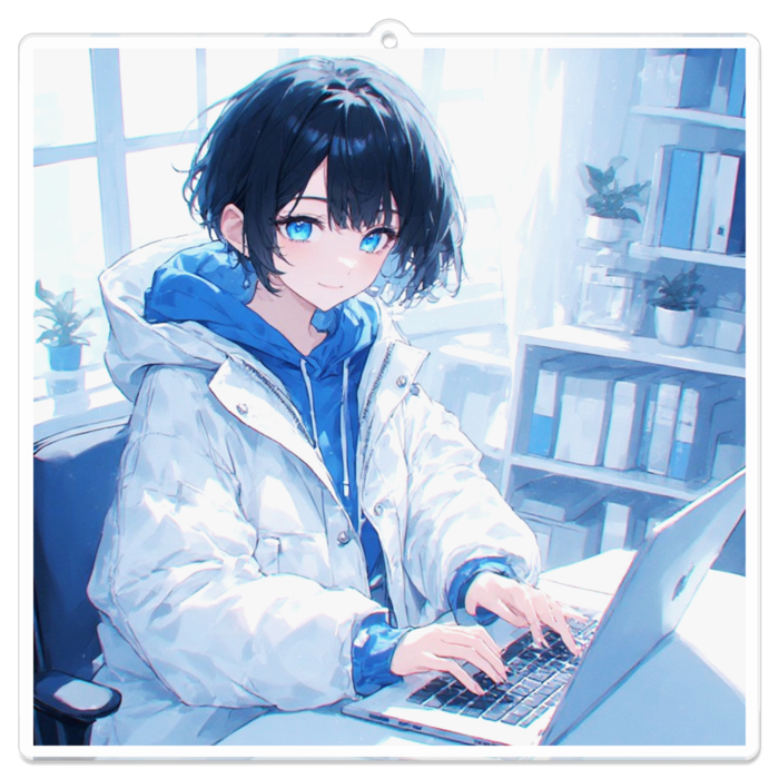 アクリルキーホルダー - 100 x 100 (mm)