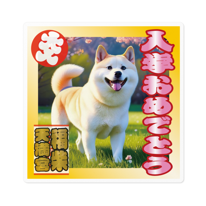 ステッカー - 100 x 100 (mm)