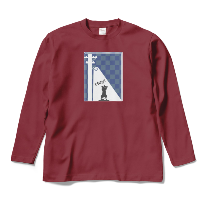 ロングスリーブTシャツ - M - バーガンディ