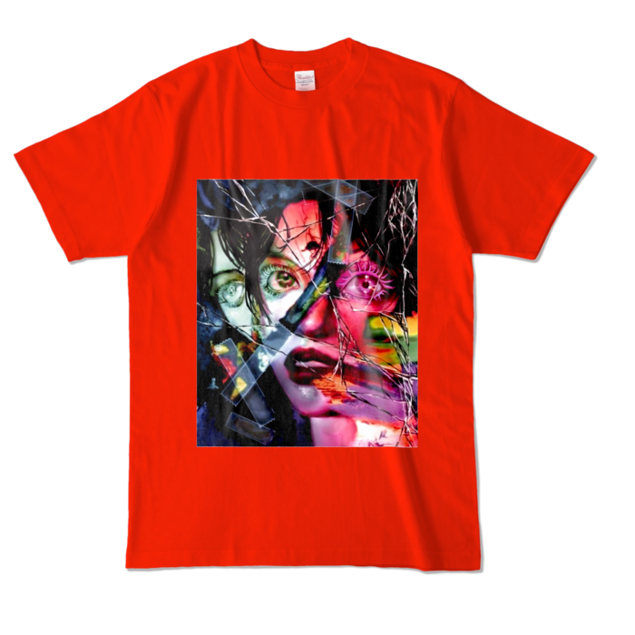 カラーTシャツ - L - レッド (濃色)