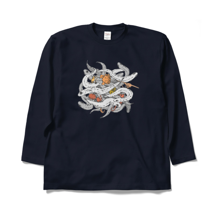 ロングスリーブTシャツ - XL - ネイビー
