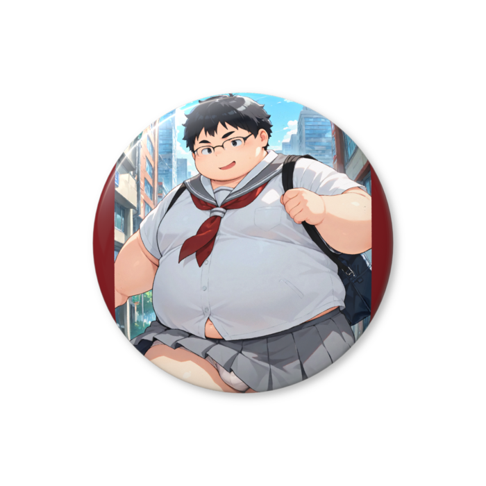 【缶バッジ(バリュー)】スカート男子 76mm