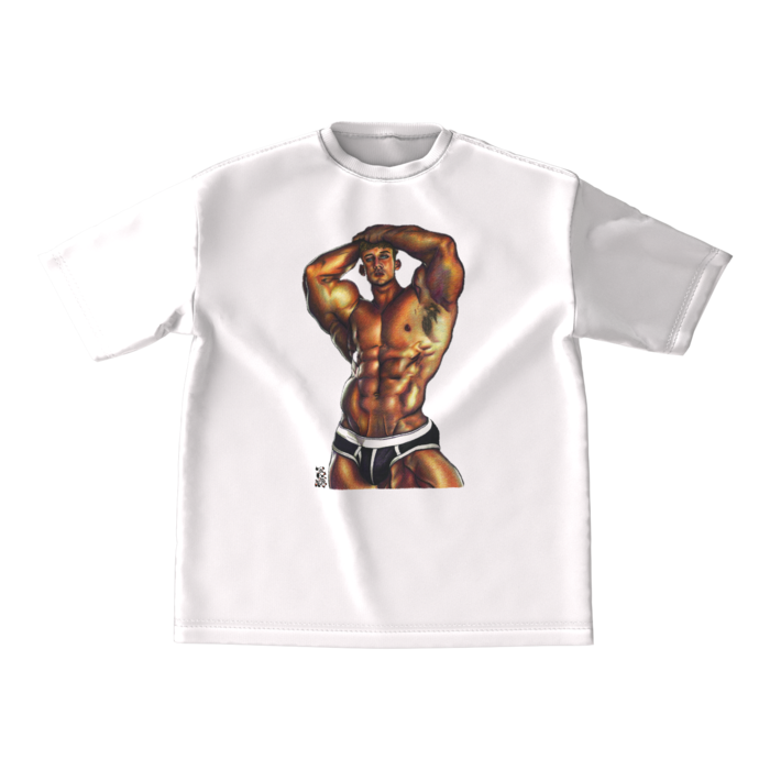 ビッグシルエットTシャツ - M - 両面