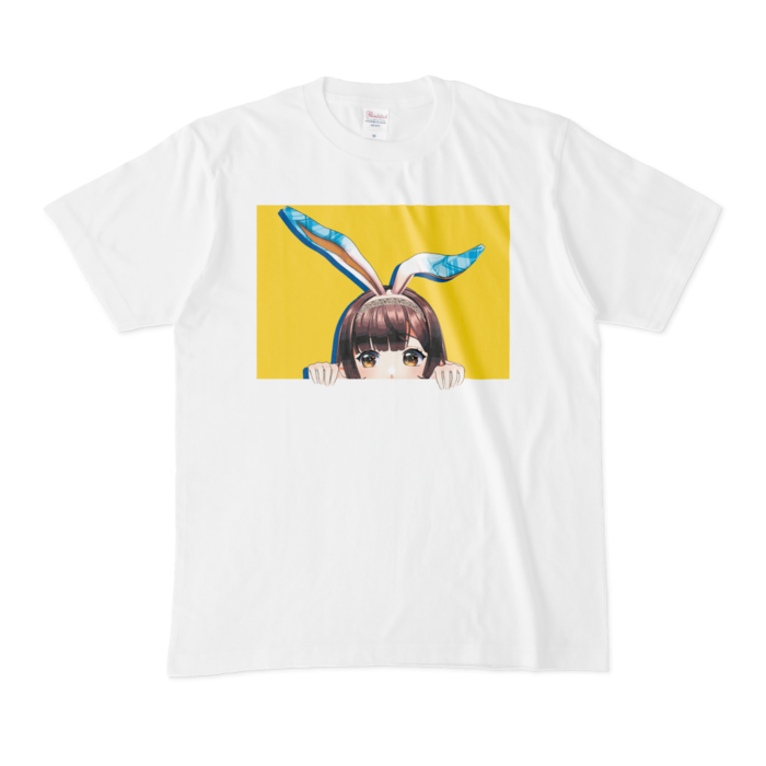 Tシャツ - M - 白/イエロー