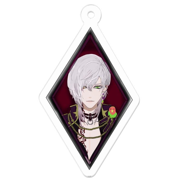 アクリルキーホルダー（コーティング） - 50 x 50 (mm)