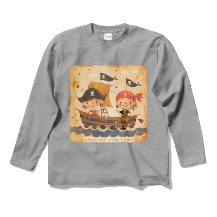 ロングスリーブTシャツ - S - 杢グレー