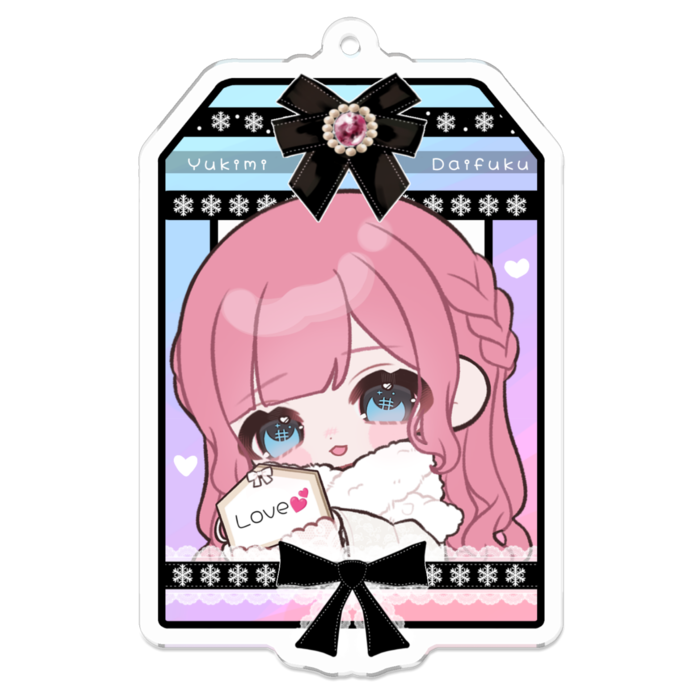 アクリルキーホルダー - 70 x 70 (mm)