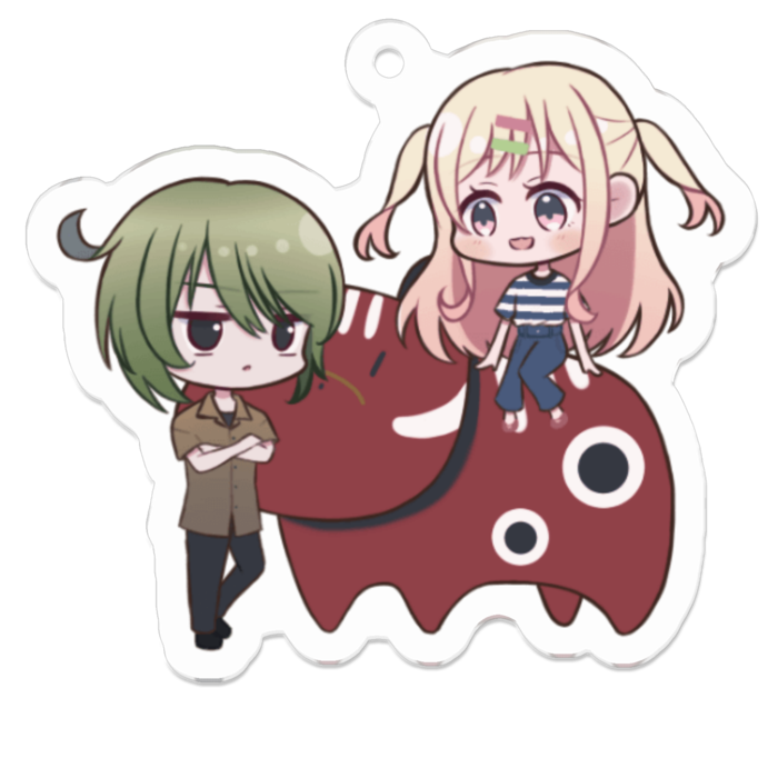 ヒカリ＆主人公アクリルキーホルダー - 50 x 50 (mm)