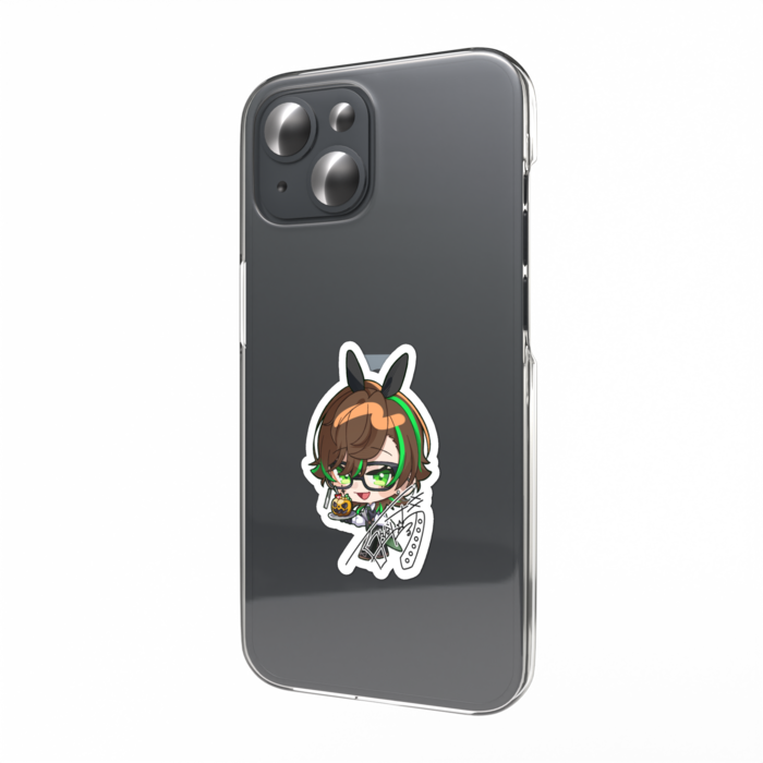 スマホステッカー - 縦(サイン付き)