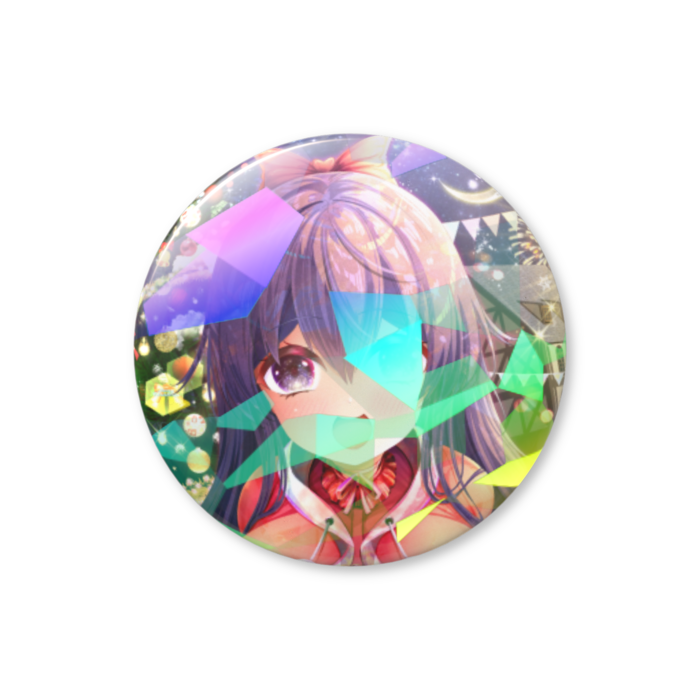 ホログラム缶バッジ - 25mm(クリスタル)