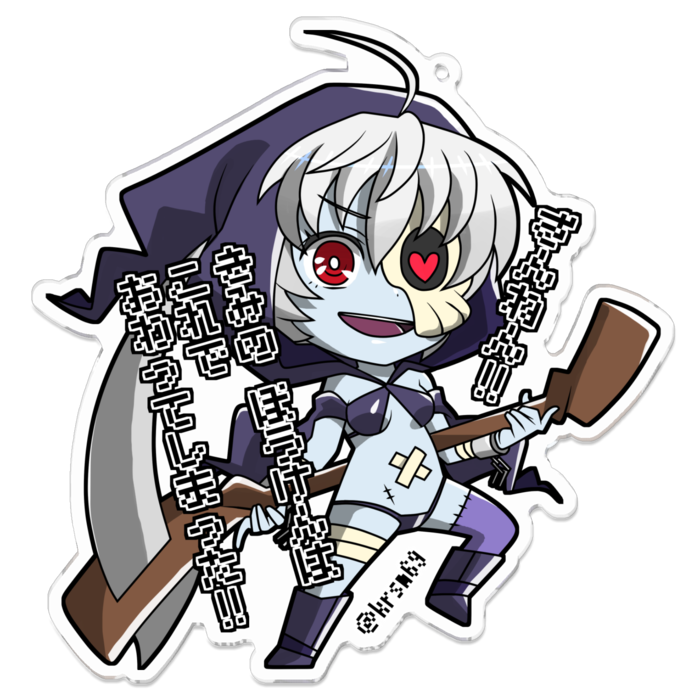 アクリルキーホルダー - 100 x 100 (mm)
