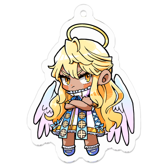 アクリルキーホルダー - 50 x 50 (mm)