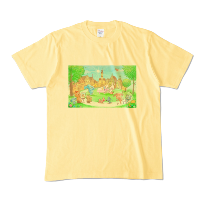 カラーTシャツ - M - ライトイエロー (淡色)