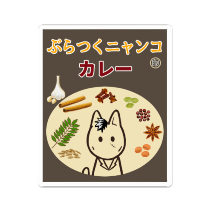 アクリルバッジ - 70 x 70 (mm)