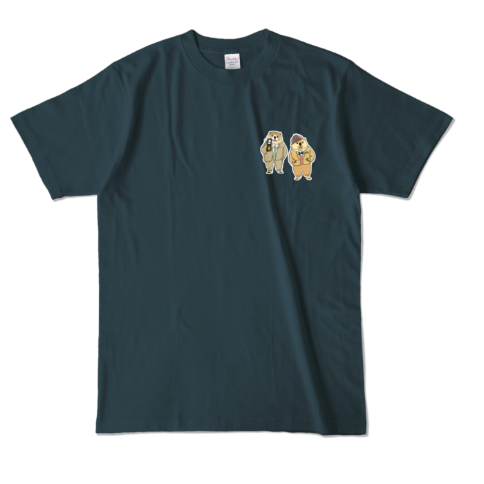 カラーTシャツ - L - デニム (濃色)