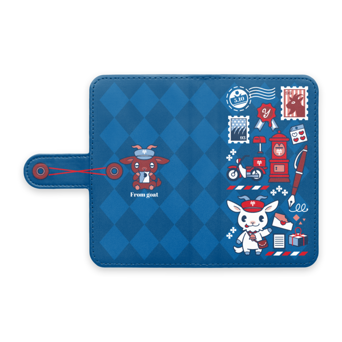 手帳型Androidケース - S - ストラップ穴 なし