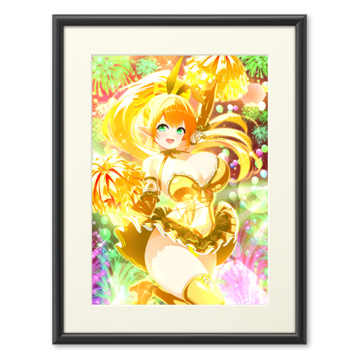 複製画(プリモアート) - A2(金髪/額縁・ブラック)