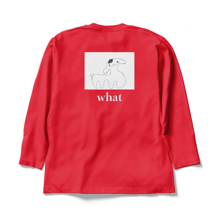 ロングスリーブTシャツ - XL - レッド