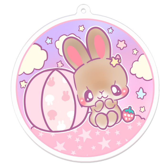 アクリルキーホルダー - 70 x 70 (mm)