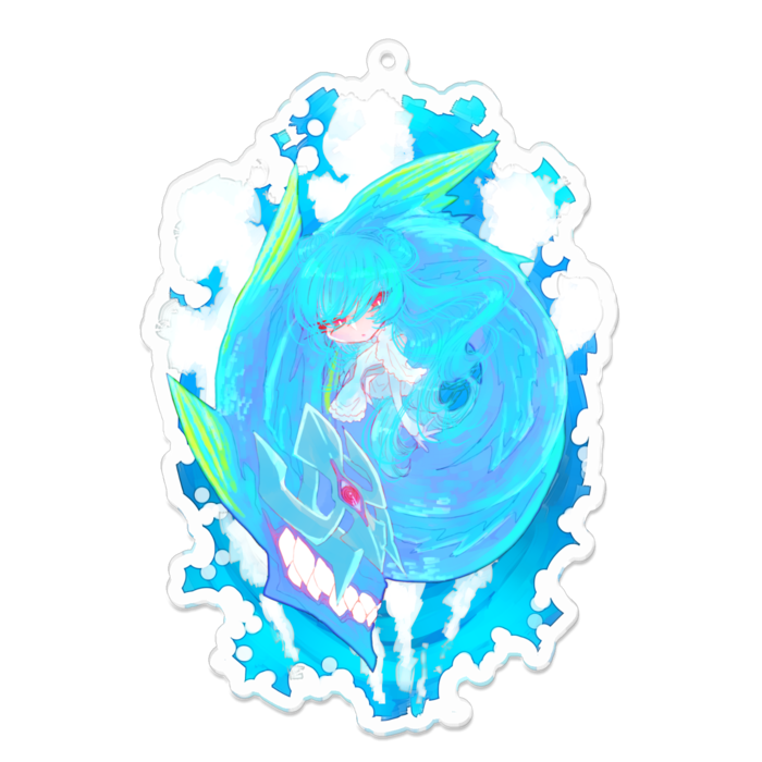 アクリルキーホルダー - 100 x 100 (mm)